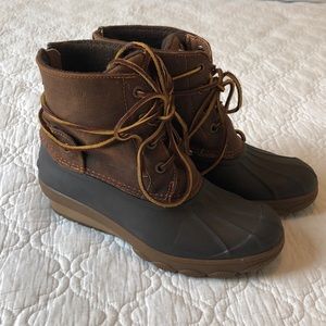 Sperry Wedge Duck Boots